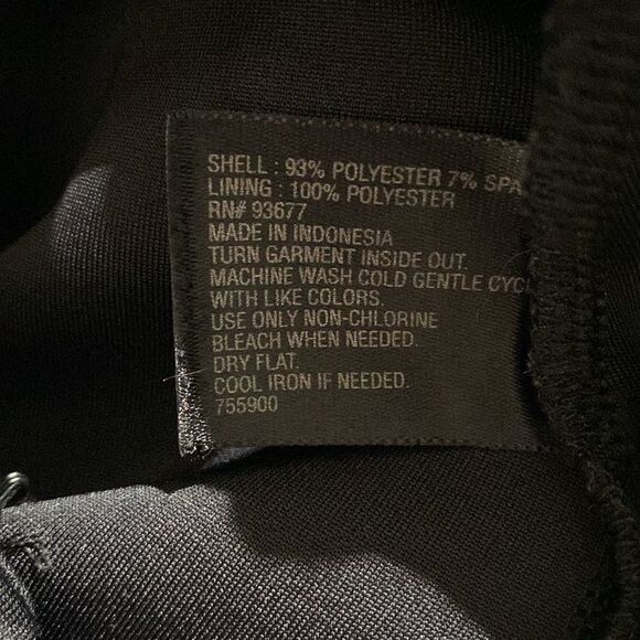 Worthington Black White Laser Cut Pencil Skirt Size 12 - Picture 8 of 8